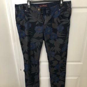 Zara men’s floral print trousers